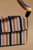 Sac à bandoulière motif chien perlé, entièrement fait main en Inde, broderie de perles de rocaille haut de gamme, élégant sac de soirée pour femme, sac artisanal