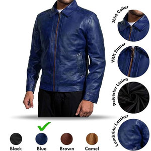 Chaqueta de Cuero para Hombre de Alta Calidad, Diseño de Logotipo Personalizado, Chaqueta de Invierno al por Mayor - Product Image 5