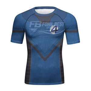 Fournisseur d'usine – Nouveau Rash Guard à Col Montant pour Homme, Séchage Rapide, Compression, Manches Longues, Respirant, Écologique, Haute Qualité - Product Image 2