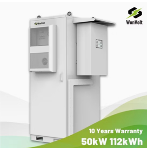 Gabinete de Baterías Híbrido Todo en Uno de 100kwh 200kwh, Contenedor de Almacenamiento de Energía con Baterías BESS para Almacenamiento Solar Comercial - Product Image 3