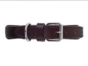 Collier rembourré pour chien FAB de haute qualité, 100 % cuir véritable, motif animalier, luxe, personnalisé, vente en gros, fournitures pour animaux de compagnie, rivets - Product Image 2