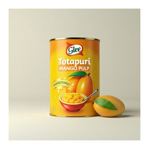 Mango enlatado en jarabe Totapuri de primera calidad, pulpa de mango enlatada con sabor dulce natural, elaborado con mangos frescos seleccionados para uso alimentario - Product Image 1