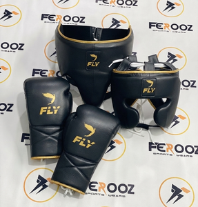 Conjunto de Entrenamiento de Boxeo de Cuero PU, Protector de Cabeza, Protector Inguinal, Guantes de Boxeo, Equipo de Protección para Sparring y Artes Marciales - Product Image 2