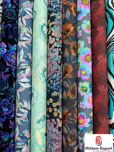 Custom Polyester Digital Printed Fabric Manufacturer for Dresses Fashion Apparel and Home Textile Interior Decor - Product Image 2