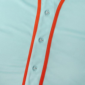 Fan baseball jersey classic button front breathable fabric short sleeves relaxed fit perfect for cheering at <b>games</b> team events - Product Image 6