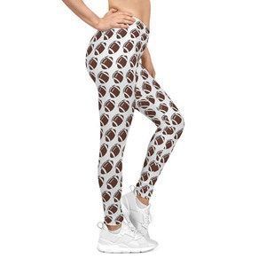 Leggings de sport pour femmes de haute qualité avec cordon de serrage pour la salle de sport, le fitness, le yoga, l'entraînement - 100% polyester - Product Image 3