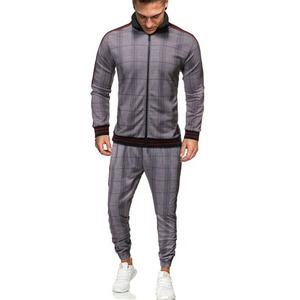 Vente en gros automne hiver 2 pièces survêtements de luxe pour hommes 100% survêtement à sublimation en polaire polyester costume de jogging décontracté pour hommes - Product Image 2