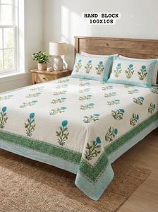 Parure de lit en coton de qualité supérieure, drap-housse king size et 2 taies d'oreiller réversibles à fermeture éclair, disponible à la vente. - Product Image 6
