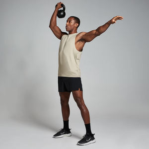 Débardeur de sport 100 % polyester pour homme, sans manches, léger et respirant, idéal pour l'entraînement – Vente en gros OEM - Product Image 4