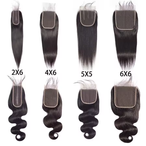 Frontal de encaje de oreja a oreja 13x4 con raya libre, con cabello de bebé, pre-arrancado, cabello humano vietnamita ondulado, HD transparente, marrón - Product Image 1