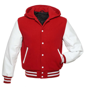 Blouson Teddy en Vinyle et Laine Tendance, Doux et Chaud pour Tenues Décontractées et Styles Sportifs, Style Coupe-Vent en Cuir - Product Image 1