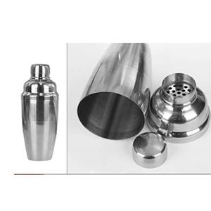 Juego de Herramientas de Bar de Acero Inoxidable Plateado de Lujo con Cubitera Doble y Colador Hawthorne, Kit de Coctelería Premium para el Hogar y Hoteles - Product Image 2