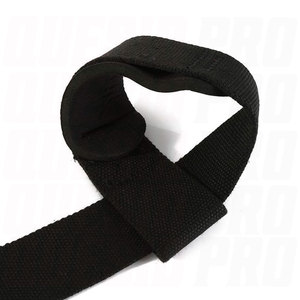 Black Unisex Neoprene Cotton Polyester Wrist <b>Straps</b> for Weight Lifting Gym Fitness Wrist Support Lifting <b>Straps</b> Heavy Duty Gym - Product Image 3
