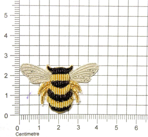 Insignias Bordadas de Tela de Sarga de Alta Calidad, Moda de Lujo, Ecológicas, Libres de Níquel, Tamaño y Forma Personalizados, Bordado Hecho a Mano - Product Image 5