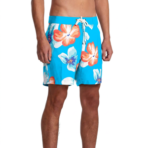 <b>Men's</b> <b>Floral</b> Print Board <b>Shorts</b> Quick Dry Drawstring Waist Casual <b>Swim</b> Trunks <b>Short</b> Length Mid Rise Polyester - Product Image 6
