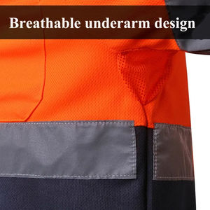 Hi Visibility <b>Winter</b> <b>Workwear</b> Reflective Safety Vest CE Certified LED Flash Polyester Waterproof Windproof Flame-Retardant Quick - Product Image 6
