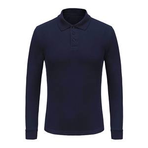 Camiseta Polo OEM para Hombre, Otoño Invierno, Manga Larga, Cuello Camisero, Casual, Sólida, Moderna, Elegante, Cómoda, Colorida - Product Image 3