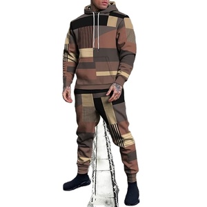 Nuevo chándal de algodón 100% para hombres y ropa de invierno Jogging Workout Hoodie pantalones de chándal para manga larga - Product Image 6