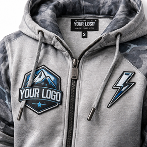 Custom Logo Full <b>Zip</b> Hoodie OEM Manufacturer for Bulk Orders - Wholesale Supplier - Product Image 4