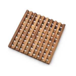 Posavasos Redondo de Acero Inoxidable, Protector de Encimera de Cocina, Base Resistente al Calor, Diseño Moderno Antideslizante - Product Image 4