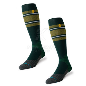 Winter Knitted Breathable Seamless Soccer <b>Socks</b> 100% <b>Wool</b> Cuff Logo Comfortable Stretch Fit for Practice Sessions Running Sports - Product Image 2