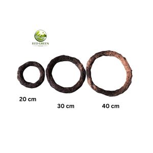 Rustic Christmas <b>Wreath</b> Base Handmade from Natural Rattan for DIY Seasonal and Wedding Decor - Product Image 1