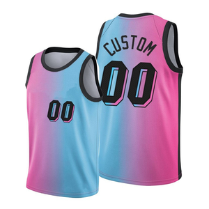 Maillots de basket-ball personnalisés avec logo, impression numérique par transfert thermique de qualité supérieure, uniformes d'équipe de basket-ball imprimés numériquement, 100% polyester - Product Image 4