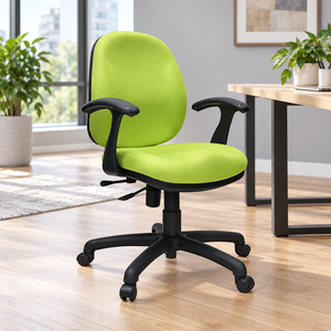 เก้าอี้สำนักงาน KINSHA AT-03 รุ่น Ergonomic Executive ที่นั่งผ้า พนักพิงแข็งแรง ปรับระดับความสูงได้ ฐานหมุน ที่วางแขนแบบตายตัว ดีไซน์ทันสมัย - Product Image 2