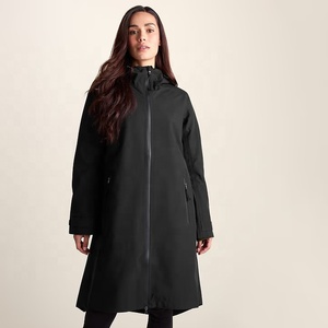 Women's Waterproof Woven Bomber Jacket Quick Dry Zipper Full Zip Outerwear for <b>Beach</b> Travel Wind Runner Utility - Product Image 4