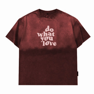 Camiseta de Algodón con Lavado Ácido de Alta Calidad, Estilo Oversize, Ropa Casual Urbana, Fabricante de Camisetas Streetwear, Venta al Por Mayor - Product Image 6