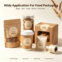 Étiquettes d'emballage personnalisées, étiquettes en papier kraft, étiquettes pour boîtes en carton, autocollants de marque privée, étiquettes d'emballage de luxe