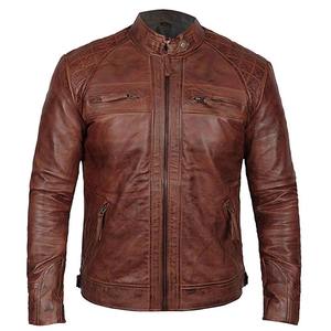 Chaqueta de Cuero Genuino para Hombre, Estilo Moderno y a la Moda, Última Llegada de 2023 - Product Image 4