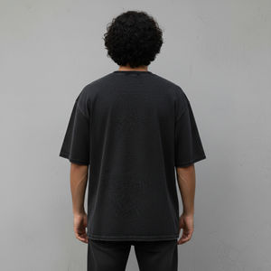 Men Oversized New Fashionable Oversized Men's T-Shirts Drop Shoulder O-Neck Short Sleeve Baggy Fit 100% Cotton Boxy Fit <b>Tshirts</b> - Product Image 6