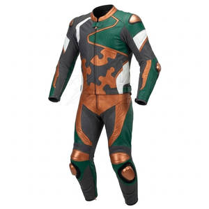 Traje de Motocicleta de Cuero al Mejor Precio, Talla Grande, Diseñado para la Comodidad del Conductor, Seguridad Vial, Materiales Resistentes, Transpirable e Impermeable al Viento - Product Image 5