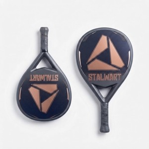 Raquette de pickleball Stalwart, forme standard, 40 trous, poignée antidérapante, noyau en bois de peuplier, durable, motif uni, design tendance pour - Product Image 6