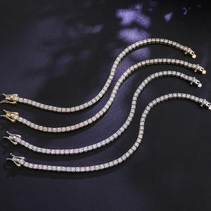 Luxury Iced Out Multi Layer Tennis Chain White Gold Finish Hip Hop <b>Statement</b> <b>Necklace</b> for Men Women Premium Fashion Jewelry - Product Image 2