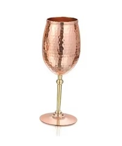 Crafted Metal Wine Goblet Fine Drinking Cup for Wine Beverage Serving Best Quality for Dining <b>Table</b> Event Hosting - Product Image 6