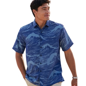 เสื้อเชิ้ตพิมพ์ลายผู้ชาย ทรงหลวม ผ้าเนื้อนุ่ม ใส่สบายทุกวัน - Product Image 3