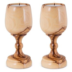 Copa de Vino de Madera Ecológica Hecha a Mano, Diseño Curvo Moderno, Capacidad de 250 ml, para Fiestas y Cócteles - Product Image 2