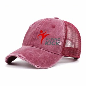Gorras de béisbol deportivas casuales para exteriores con diseño de logotipo personalizado y colores, gorra de camionero de terciopelo para unisex - Product Image 1