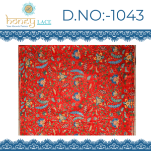 Tela Crepé Natural de Poliéster/Nylon/Metalizado de Peso Medio, Tejido de Punto por Urdimbre No Tejido de Alta Calidad HONEY LACE, con Diseño Floral/Adornos de Cuentas para Bodas - Product Image 3