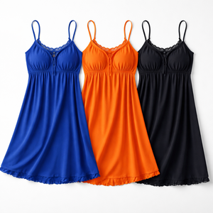 Camisones de algodón personalizados al por mayor para mujer - Ropa de dormir de primera calidad de fabricante OEM - Product Image 5