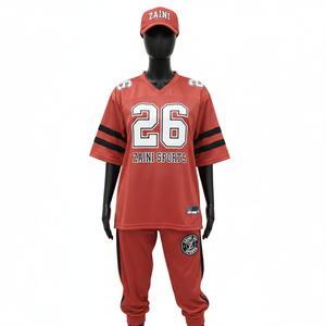 ชุดกีฬาสองชิ้นผ้าตาข่ายสำหรับผู้หญิง ผ้าโพลีเอสเตอร์คุณภาพสูง 180 GSM เนื้อผ้านุ่ม ระบายอากาศได้ดี พร้อมโลโก้พิมพ์ลายตามสั่ง ชุดสำหรับผู้หญิง - Product Image 1