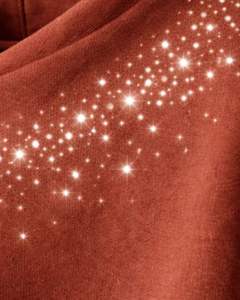 Sudadera con capucha para hombre, color naranja óxido, con pedrería, extragrande, de forro polar grueso, con bolsillo canguro, estilo streetwear personalizado, de fabricante - Product Image 6