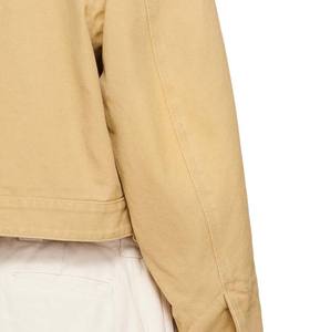 เสื้อแจ็คเก็ตผ้าแคนวาส OEM สำหรับสตรีทแวร์ แฟชั่นระบายอากาศได้ดี ใส่ได้ทั้งชายและหญิง เหมาะสำหรับฤดูหนาว ทนทาน ใช้งานกลางแจ้ง สไตล์วินเทจ ปักลาย - Product Image 5