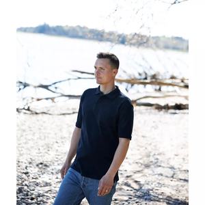 Polos grande taille pour hommes unisexe de haute qualité en coton 100% - Product Image 4