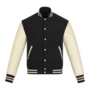 Unique Design Best Quality Unisex Varsity <b>Jacket</b> Stand Hooded Trending Custom Hot Selling Genuine Material <b>Winter</b> <b>Jackets</b> Low - Product Image 1