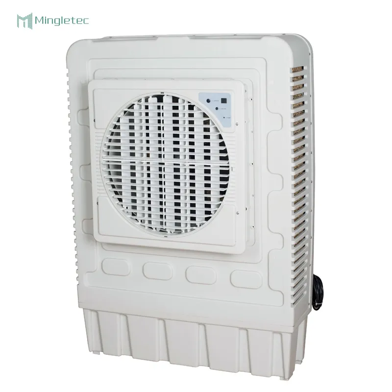 Ventilador de refrigeración por evaporación para habitación, sistema de refrigeración de aire de 6000m 3/h montado en la pared