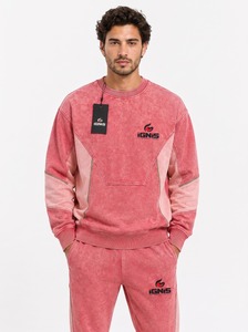 Sudadera Casual para Hombre, Estilo Vintage, Cuello Redondo, Manga Larga, Algodón Suave, Estilo Urbano, con OEM - Product Image 2