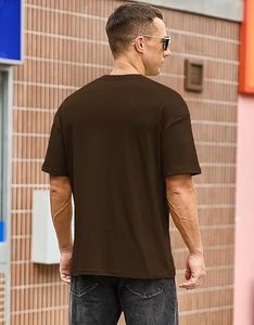 เสื้อยืดลำลองผ้าฝ้ายสำหรับผู้ชายและผู้หญิง แห้งเร็ว ระบายอากาศได้ดี ให้ความอบอุ่น สีพื้น เสื้อยืดผ้าฝ้าย 230 กรัม เสื้อยืดลำลองสำหรับผู้ชายและ - Product Image 2